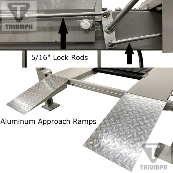 TRIUMPH NSS-8XLT 8,000 lb Service Storage Four Post Automotive Lift - Image 3