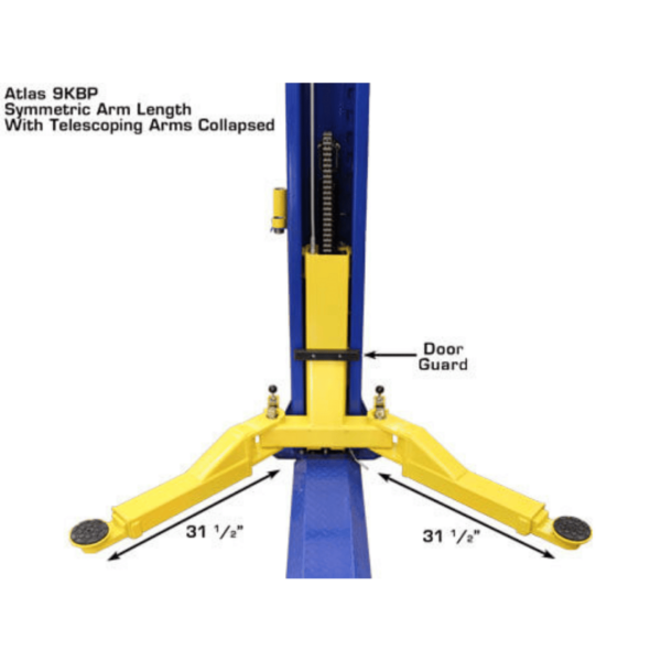 ATLAS 9000 lb Baseplate 2-Post Lift - Image 15