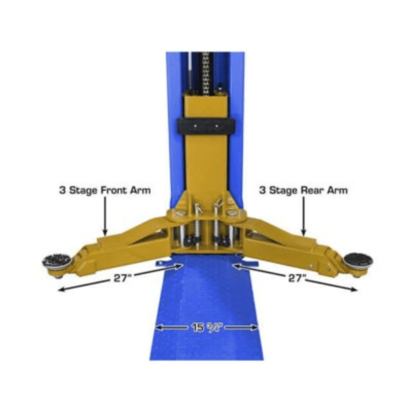 ATLAS Platinum PVL9BP 9000 lb Certified Baseplate Lift - Image 6